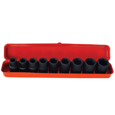 LNT 1/2D 10pc AF STD IMPACT SOCKET SET