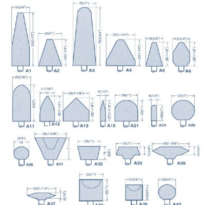 A3 MOUNTED POINT 32x70 CONE