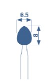 B43 MOUNTED POINT