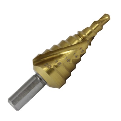 ALPHA SPIRAL STEP DRILL 4-20mm GOLD SERIES