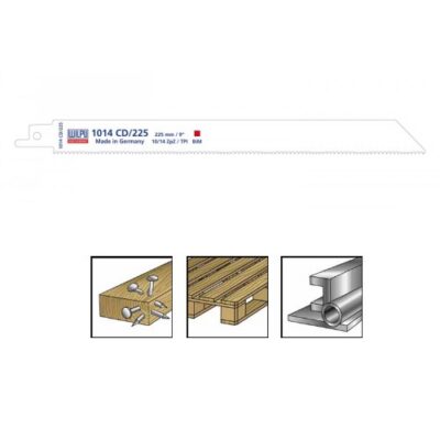 WILPU 1014CD/225 BI METAL SABRE SAW BLADE