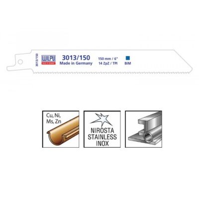 WILPU 3013/150 BI METAL SABRE SAW BLADE
