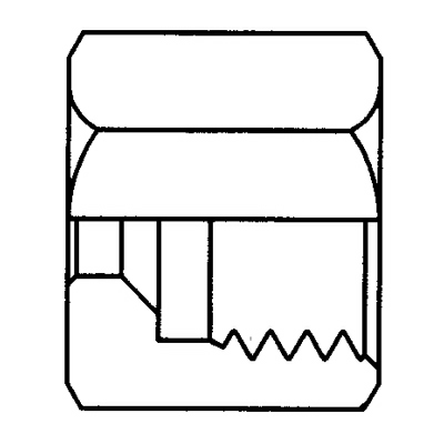 TITON 61X4 COMPRESSION NUT