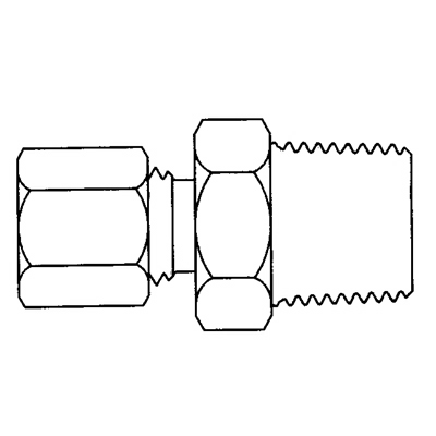 TITON 68X3X2 MALE CONNECTOR