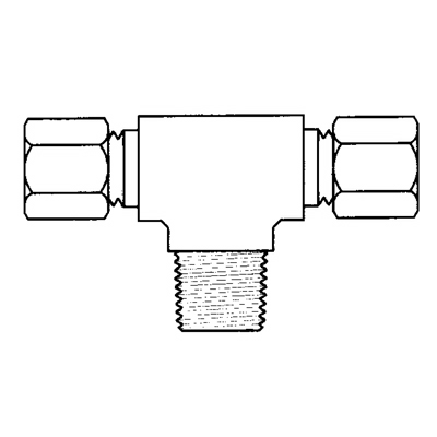 TITON 72X4X2 MALE BRANCH TEE