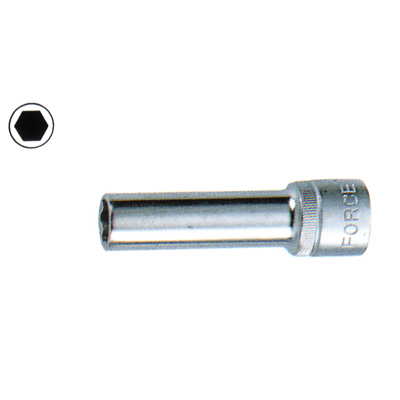 FORCE 7mm 1/4DRV 6PT DEEP SOCKET
