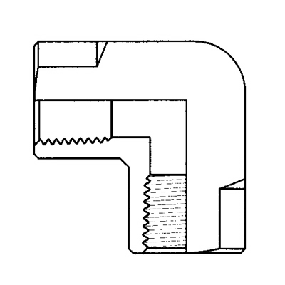 TITON 3500X8 F/F ELBOW
