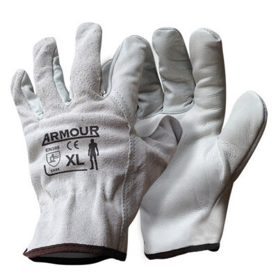 COWHIDE DRIVER/RIGGER GLOVE YELLOW (XXLARGE)