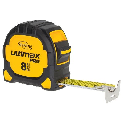 STERLING ULTIMAX PRO 8M TAPE MEASURE - METRIC